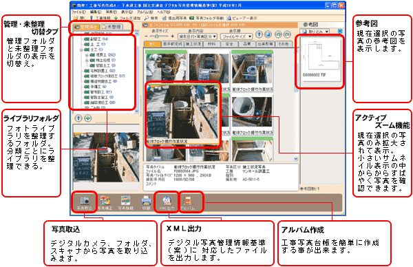 簡単!工事写真作成